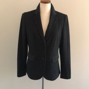 Houndstooth knit blazer by Talbots